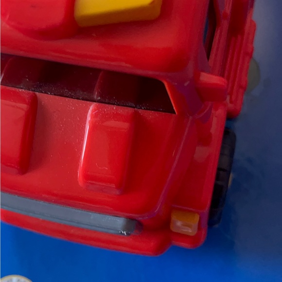 Red firetruck and going to the fire house book - Picture 6 of 8